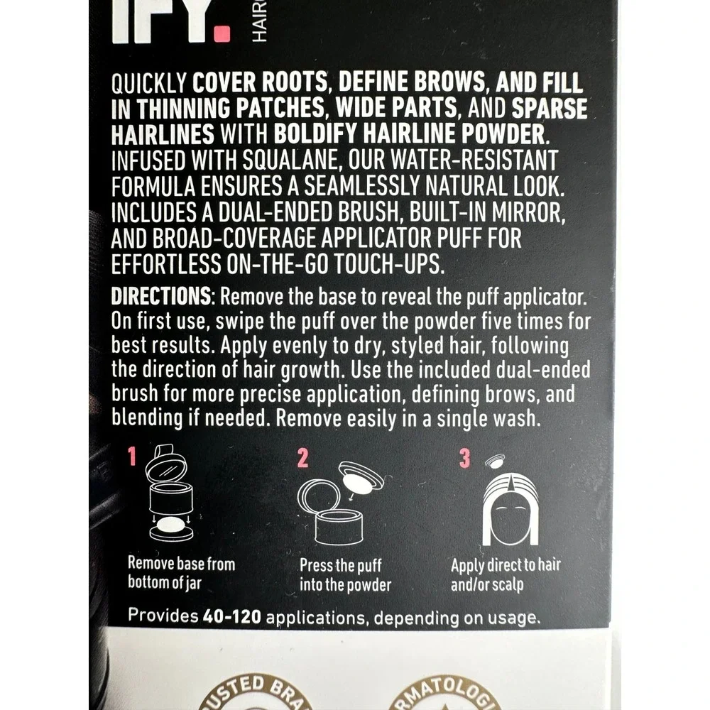 4X Boldify Hairline Powder • Root & Thinning Cover-Up Powder‎ • Light Blonde
